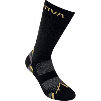 La Sportiva Unisex Hiking Socken schwarz/grau/gelb