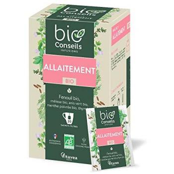 Infusion Allaitement 32g Bio – Soutien à la lactation, 20 sachets