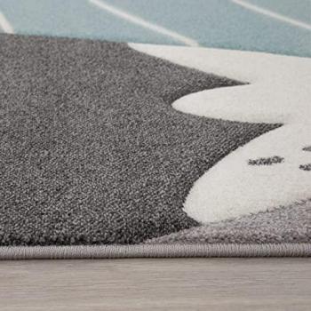 Alfombra Infantil Motivo Montañas Estrelladas 3D