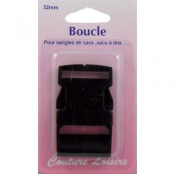 Hemline 32mm Black Buckle for Travel Bags