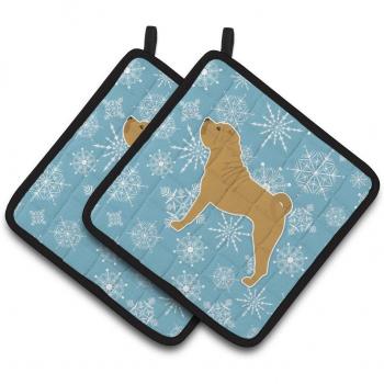 BB3552PTHD Winter Snowflake Fabric Holders