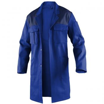 Baumwoll-Arbeitsmantel KÜBLER Workwear Identiq – blau, 114