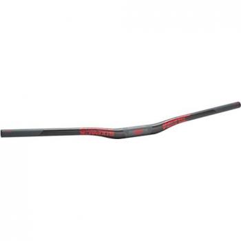 Sixpack Vertic Carbon Lenker – 785 mm Länge, 31,8 mm Schaft, Schwarz/Rot