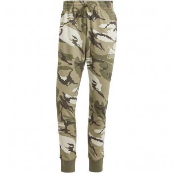 Grüne Herren-Sporthose adidas M BL CAMO PT – Größe XL, Baumwolle/Polyester