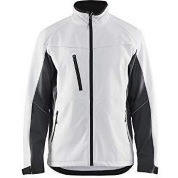 Softshell Chubasquero Blaklader 4950 en Blanco/Gris Oscuro