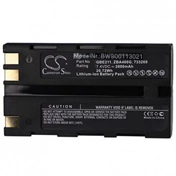 Batterie VHbw 2800 mAh 7,4 V Li‑Ion, compatibilité GeoMax Stonex R6 et Zenith 10 laser
