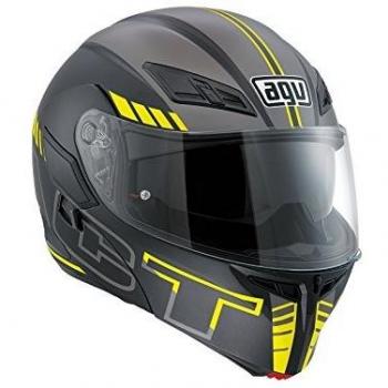 AGV Compact ST E2205 Helmlösung XS – Seattle Matt Schwarz/Silber/Gelb