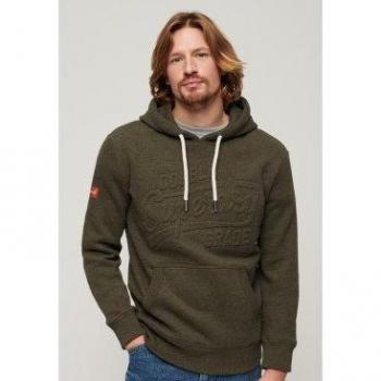 Sudadera Superdry para Hombre con Capucha y Gráfico en Relieve