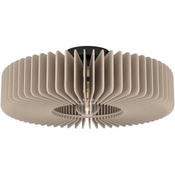 Plafoniera Moderna Palombaia Acciaio Nero 1 Luce E27