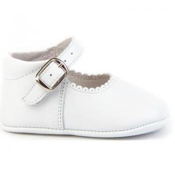 Zapatos bebé niña ANGELITOS, patucos blancos modelo 240