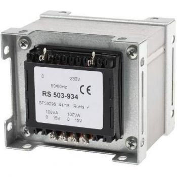 Transformador de Montaje RS PRO 15V AC 200VA