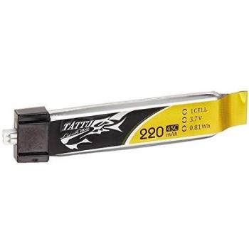 Tattu TA-45C-220-1S1P-Molex-1 Batterie Lipo 220 mAh 3,7 V 45 C 1S1P