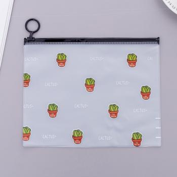 Estuche Verde Cactus: Documentos, Lápices y Artículos de Oficina