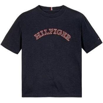 Tommy Hilfiger Camiseta Infantil de Manga Corta y Cuello Redondo