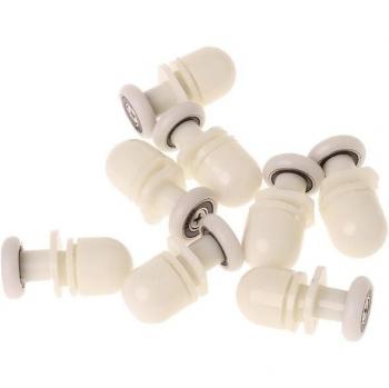 Ruedas de deslizamiento para ducha 8 uds excéntricas 20mm 25mm