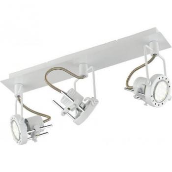 Spot Blanco con 3 AMP de Metal