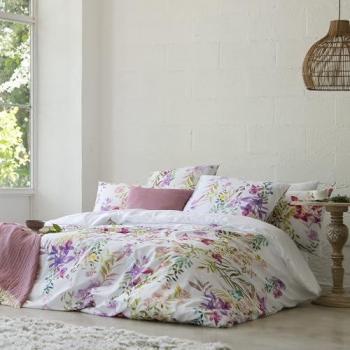 Ethere Housse de couette imprimée en percale coton multicolore Floralink 240x220 cm