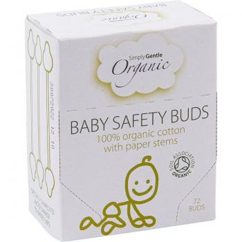 Simply Gentle Organic Cotton Buds for Babies 72 pcs