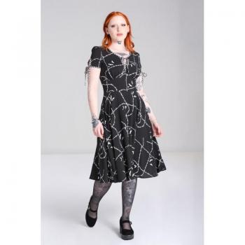 Hell Bunny Stitches Midi Kleid
