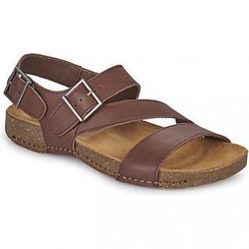 Art I Breathe Brown Leather Women's Sandals