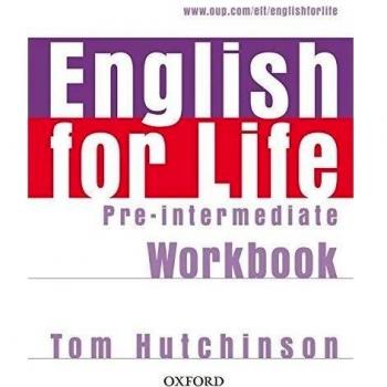 English for life pre-intermediate. Workbook without key.