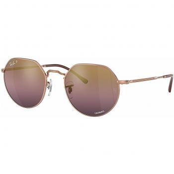 Ray-Ban Jack RB3565 9202G9 Men's Sunglasses Gold Size 53