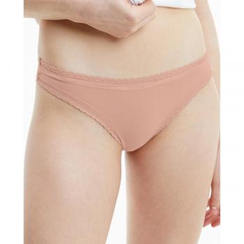 Calvin Klein Struttura di Perizoma Beige S – QD3763E‑7NS