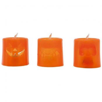 Éclat LED Cylindre 4,5 cm – Couleurs Orange/Noir