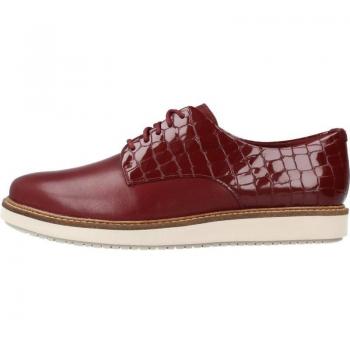 Calzado deportivo mujer Clarks Glick Darby Burdeos