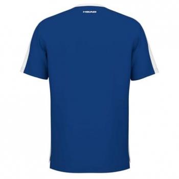 Herrenblues Tennis Shirt – Head Slice Edition