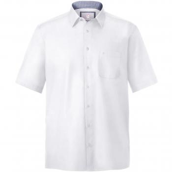 Jan Vanderstorm Herren Kurzarm Hemd Meino weiß 3XL (XXXL)