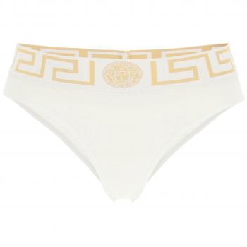 Versace Brazilian Topeka Slip für Frauen Weiß XL