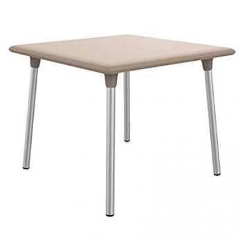 Mesa Cuadrada Resol New Flash 90x90 para Interior y Exterior