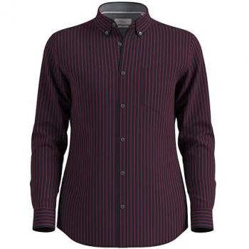 S.Oliver Slim Fit Hemd mit Kontrast-Details