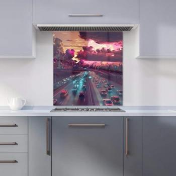 Kitchen Splashback 00014 by Elena Sable – 700 mm Wide, 750 mm High