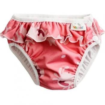 Vimse’s Pink Whale Ruffled Waterproof Diaper