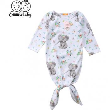 Emmababy Newborn Floral Robe and Swaddle Set