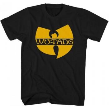 Schwarzer Kinder‑Shirt mit Wu‑Tang‑Clan‑Aufdruck, 3–4 Jahre