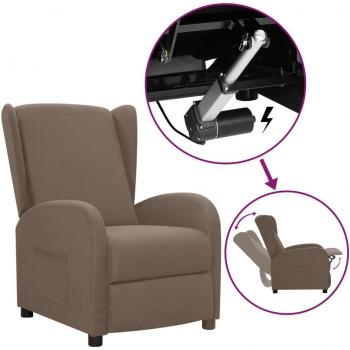 Vidaxl Rückhalt-Sessel mit Aufstehhilfe – taupe Stoff