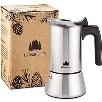 Cafetière Italienne 6 Tasses Groenenberg Acier Inoxydable