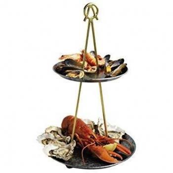 Artesà Metallic Blue Dessert Stand