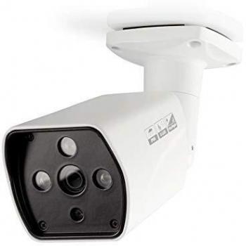 Nedis Full HD Bullet Kamera für Sicherheitssysteme in Schwarz/Weiss