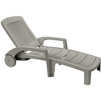 Bain de Soleil Fidji – Grosfillex, Blanc, Montage Simple