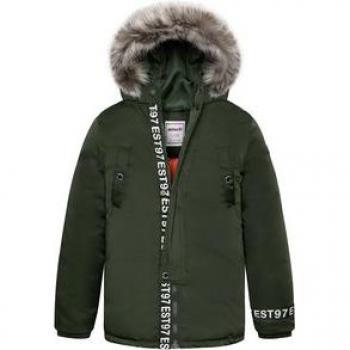 MINOTI Parka mit Kapuze für Kinder in Khakigrün