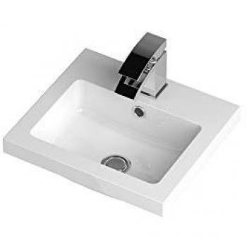 Hudson Reed 403mm White Cloakroom Basin with 1 Tap Hole