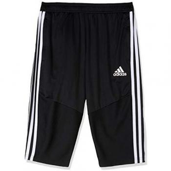 Tiro 19 Youth Athletic Pants (Black & White) – 13‑14 Years Old