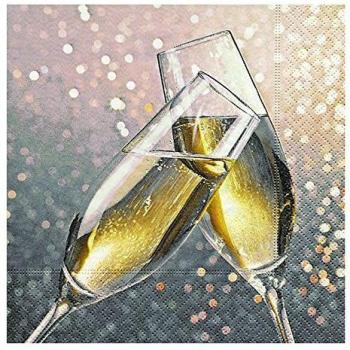 HOME FASHION Cheers Papierservietten 20 Stück 33x33cm