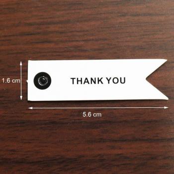 100pcs Thank You Gift Tags for Party Wrapping