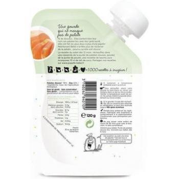 Popote Bio‑TOMATE‑Purée Trinkflasche – 120 g, ab 6 Monaten