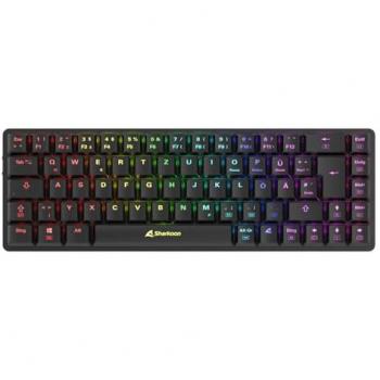 Sharkoon Gaming Tastatur PureWriter W65 schwarz-rot DE